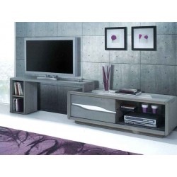 Support TV mobile pour meuble TV "Campanule"