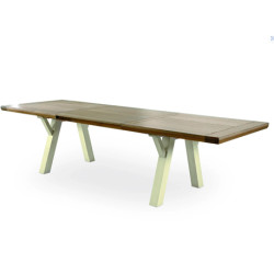 Table rectangulaire tréteaux L 175 x 100 Romance