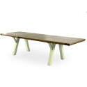 Table rectangulaire tréteaux L 175 x 100 Romance
